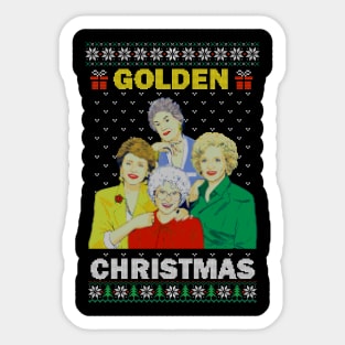 The Golden Girls Christmas Sticker